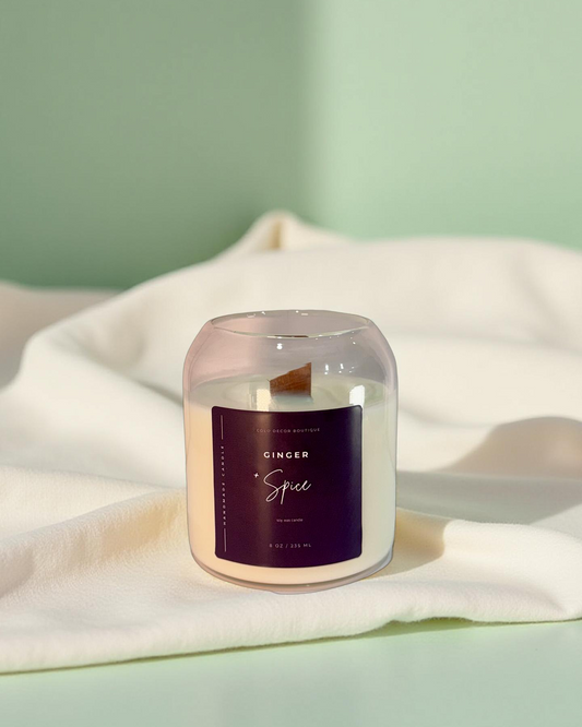 Signature Collection — Handmade Soy Wax Candles in Clear Glass Jars | ~5.8 oz Wax