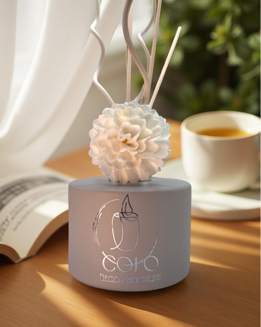 Botanical Harmony — Reed Diffuser with Coconut Base & Soft Aroma Flower | 6.8 oz
