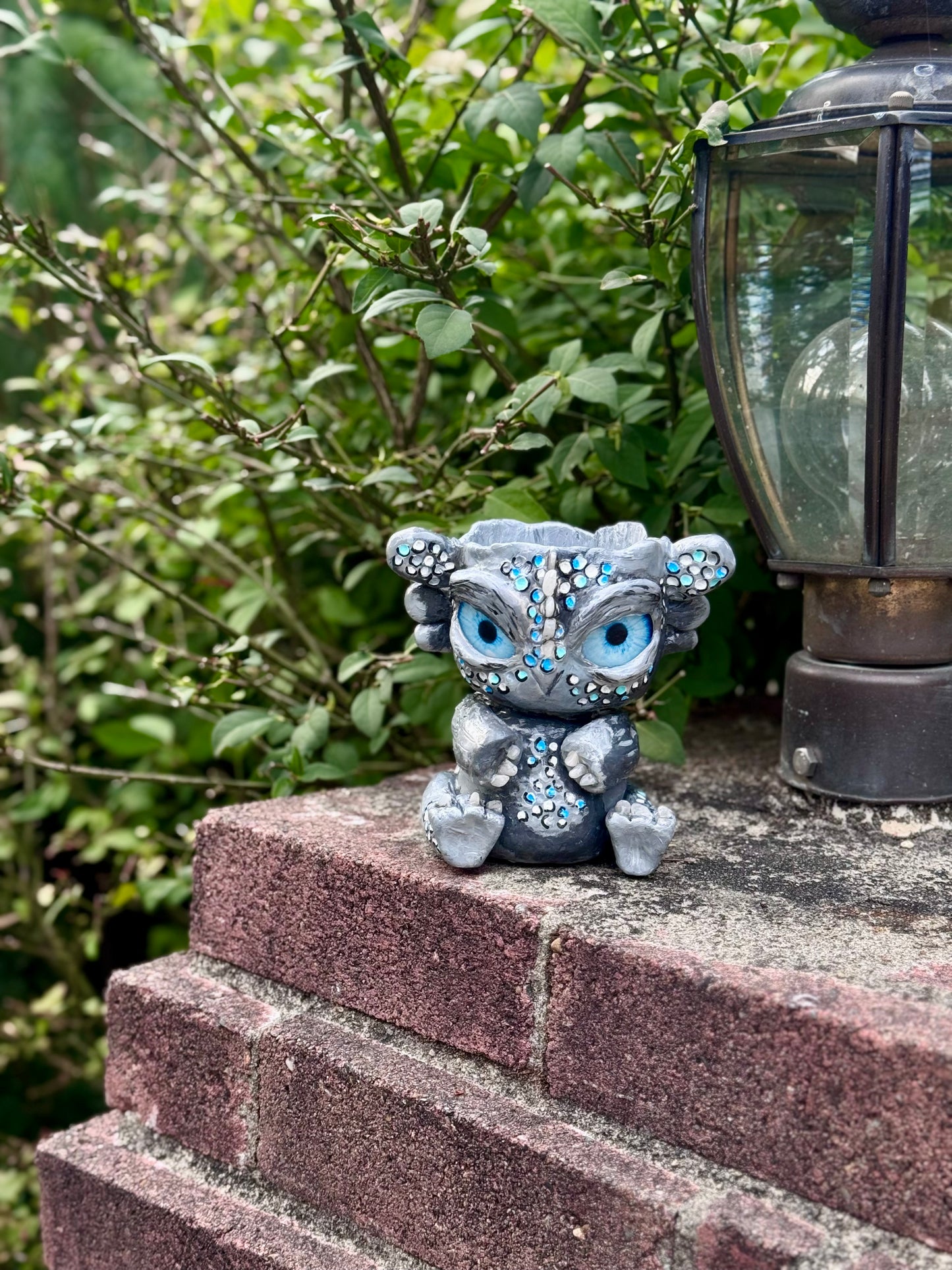 Crystalius Dragon Planter — Handcrafted Fantasy Sculpture Pot for Plants | Unique Artist-Made Gift