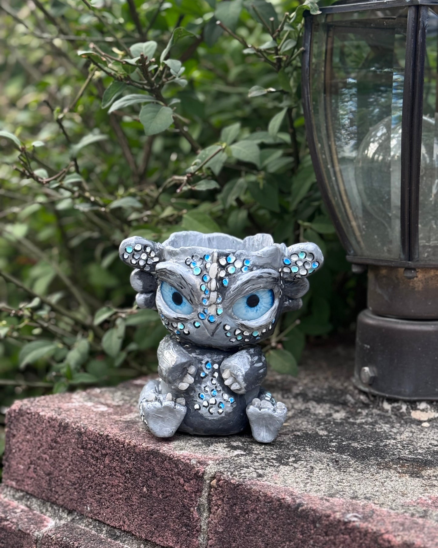 Crystalius Dragon Planter — Handcrafted Fantasy Sculpture Pot for Plants | Unique Artist-Made Gift