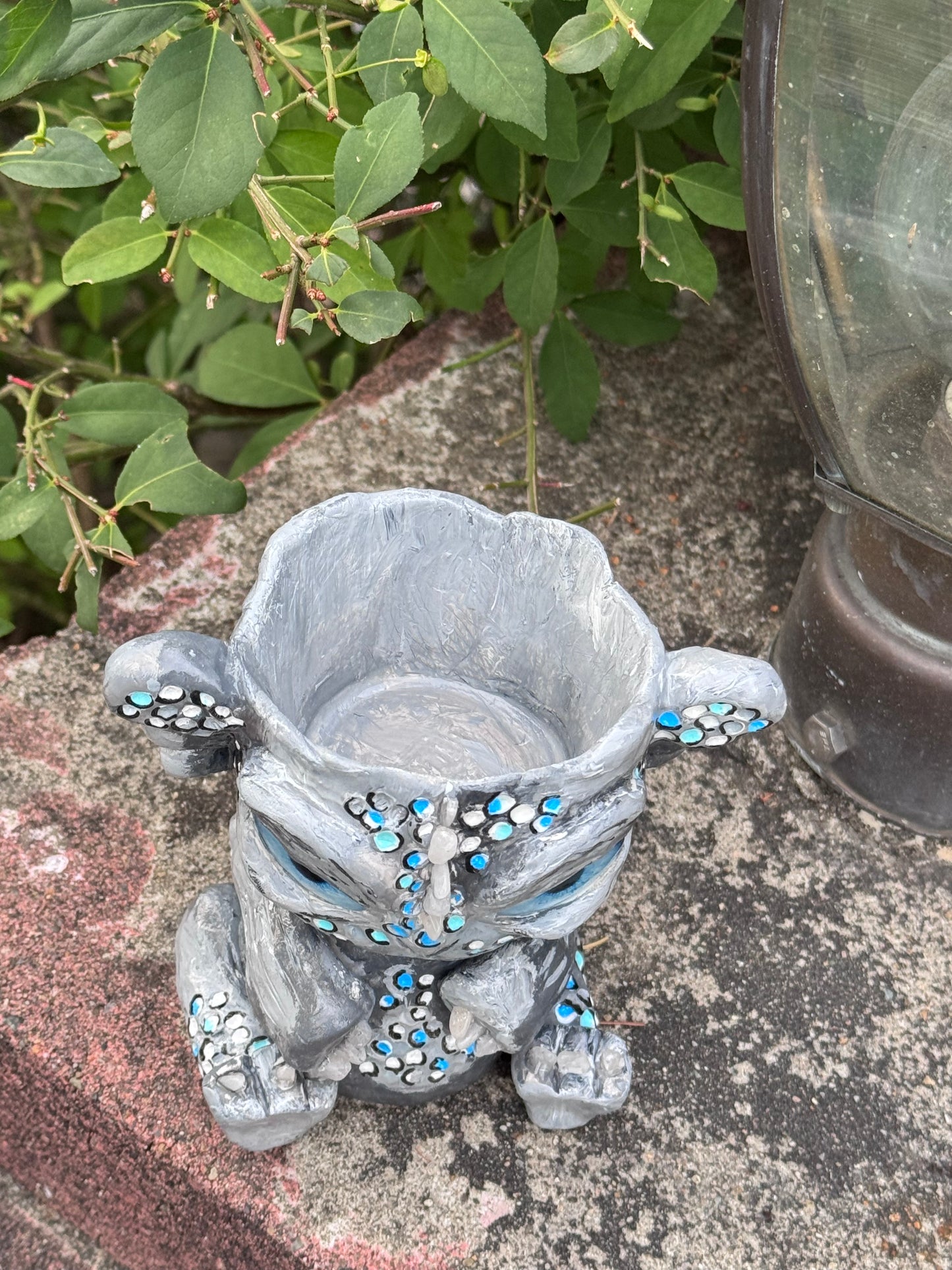 Crystalius Dragon Planter — Handcrafted Fantasy Sculpture Pot for Plants | Unique Artist-Made Gift
