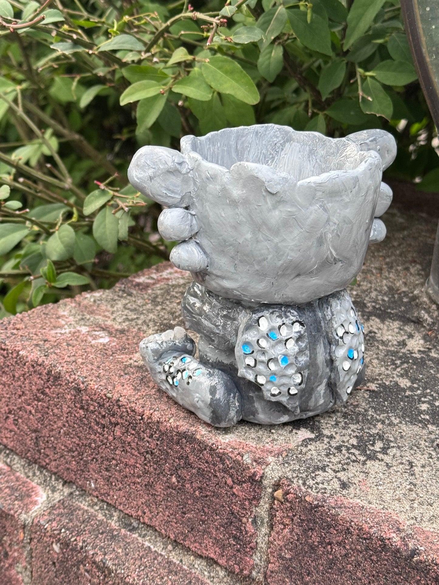Crystalius Dragon Planter — Handcrafted Fantasy Sculpture Pot for Plants | Unique Artist-Made Gift