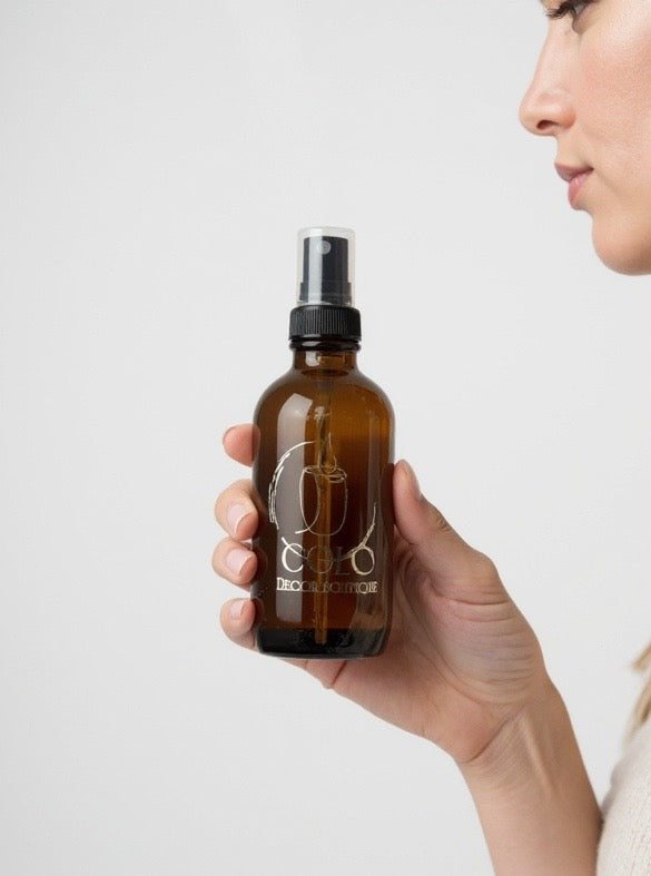 Handmade Room Spray — Natural Fragrance Mist in Amber Glass Bottle | 4 oz