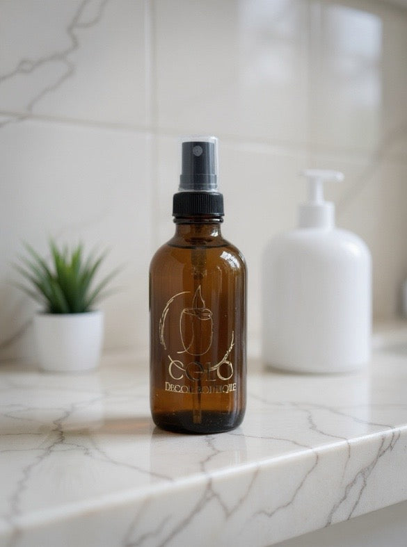 Handmade Room Spray — Natural Fragrance Mist in Amber Glass Bottle | 4 oz